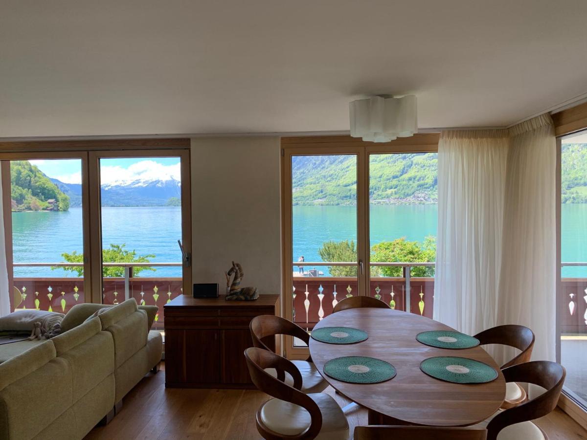 Seehaus Lake View 3-Bedroom Apartment Iseltwald Eksteriør bilde